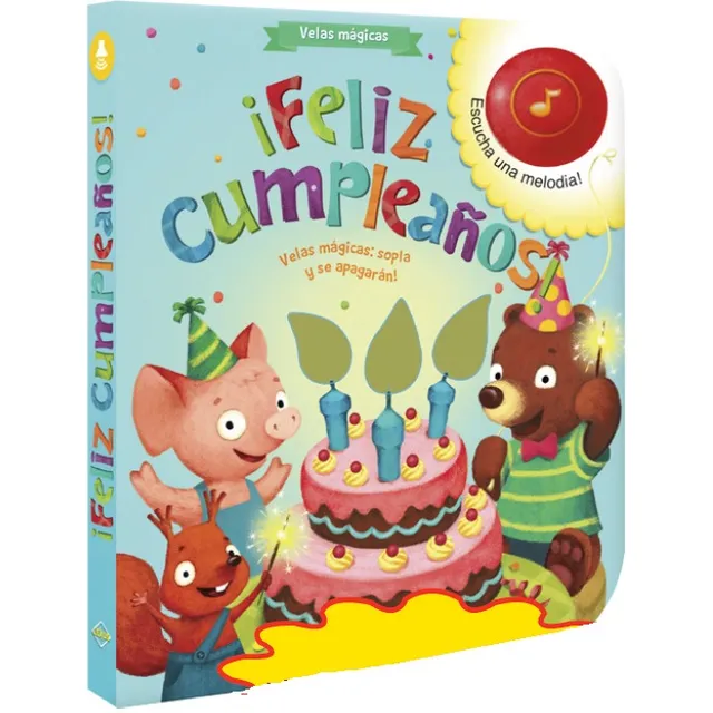 Libro Velas Magicas Feliz Cumpleaños Sopla Y Se Apagaran
