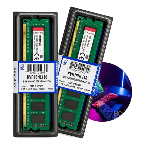 Memória Ram Ddr3 8gb 1600mhz Valueram Kingston Pc Kvr16n11/8