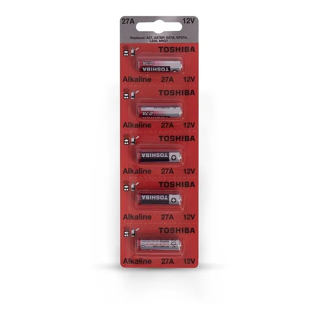Pila Alcalina Toshiba 27a 12v Pack X5