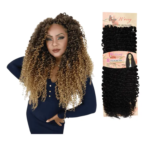 Cabelo Organico Cacheado Afro Weng P/crochet -diversas Cores