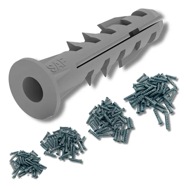 Kit 400 Buchas Com Anel 5mm 6mm 8mm 10mm Parede Atacado