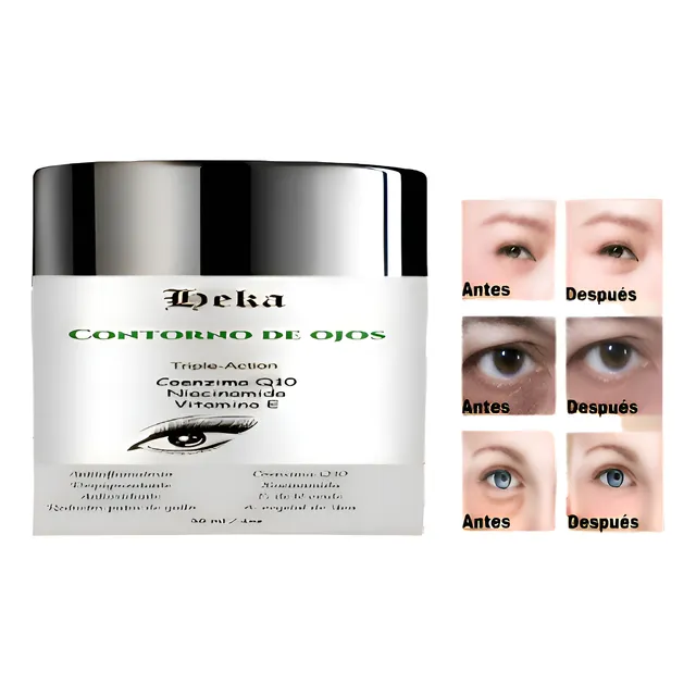 Contorno De Ojos X4 Q10, Niacinamida, Ext. Te Verde, Vit. E 