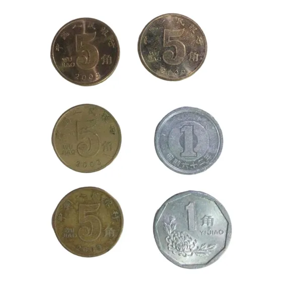 6 Moedas 1 Yi Jiao E 5 Wu Jiao / China - Lote T12