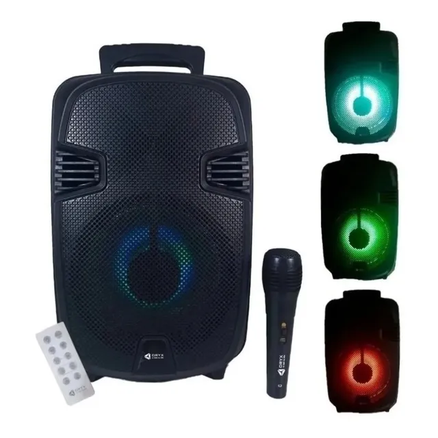 Parlante Portátil Oryx Bafle Sonido Fiesta Eventos+micrófono