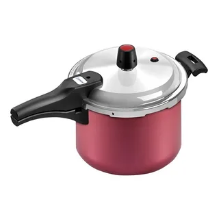 Panela De PressĂŁo Panelux 4,5l Antiaderente Cereja Panela De PressĂŁo Panelux 4,5l Antiaderente Cereja
