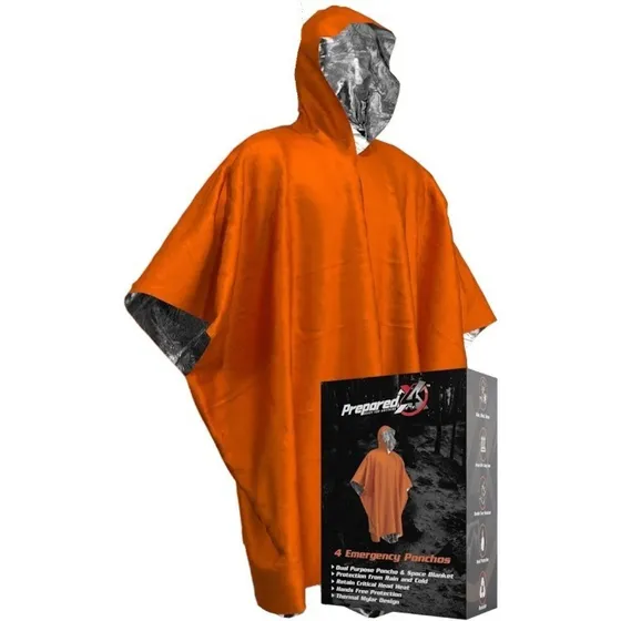 Poncho Impermeable Termico Manta De Emergencia 