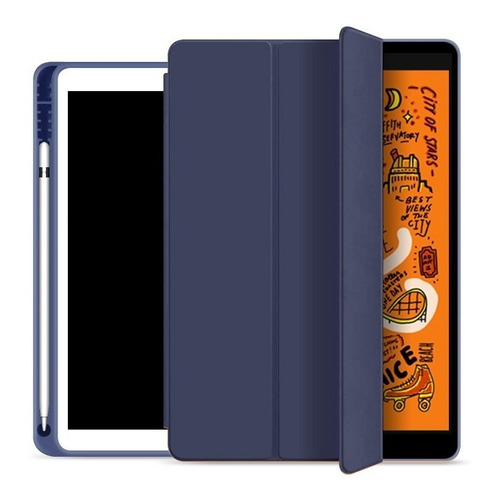 Carcasa Smart Cover Para iPad 9 Gen + Pencil Espacio 10.2