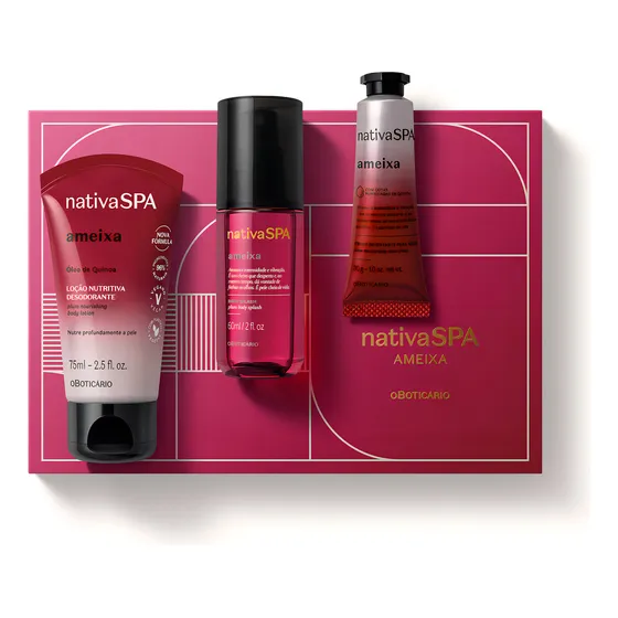 O Boticário Mini Kit Regalo Nativa Spa Ciruela (3 Artículos)