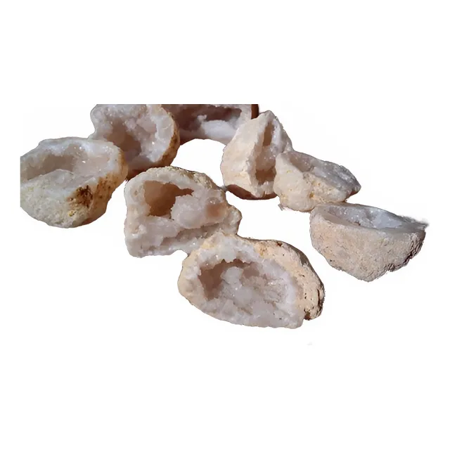 Mini Geodo De Cristal Natural/gema Delicada Linda P/coleção
