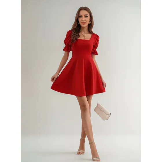 Vestido Semi-rotondo, Ref-4037