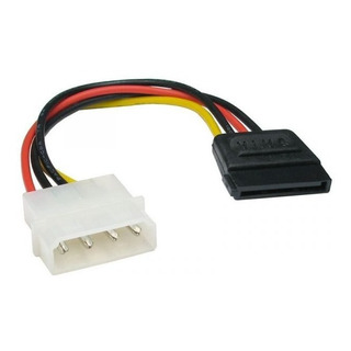 Cabo Força Adaptador Fonte Ide Molex 4 Pinos Sata Hd Dvd Fan Cabo Força Adaptador Fonte Ide Molex 4 Pinos Sata Hd Dvd Fan