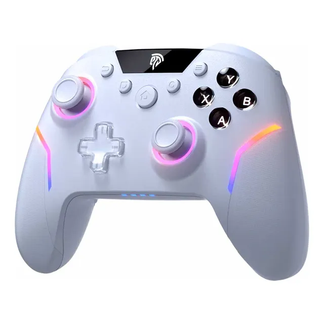 Mando Inalambrico Easysmx X20 Multi-platform White Rgb Color Blanco