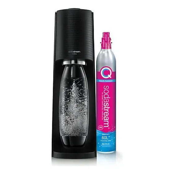 Maquina Agua Carbonatada Sodastream Terra Modelo Color Negro