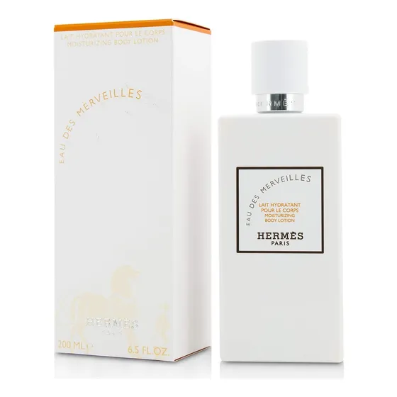  Loção Corporal Perfumada Eau Des Merveilles Hermes, 6,7 Onç