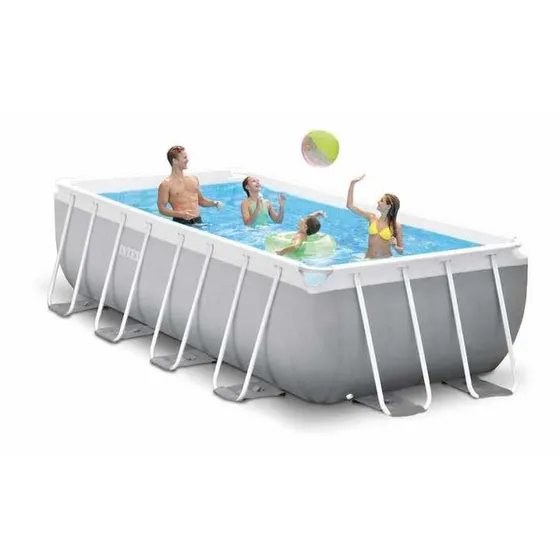 Piscina Grande Rectangular Intex Jardín Patio Familiar/ Agua