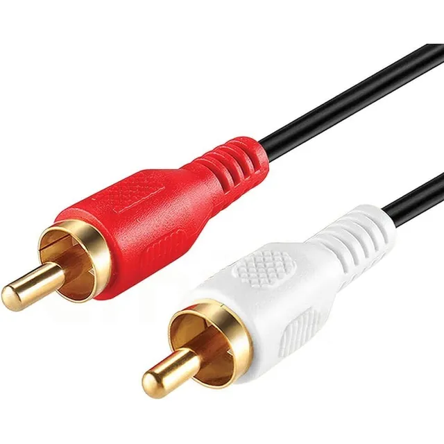 Cable Rca Rca Audio Stereo Macho Macho 5 Metros 2x2 Fichas
