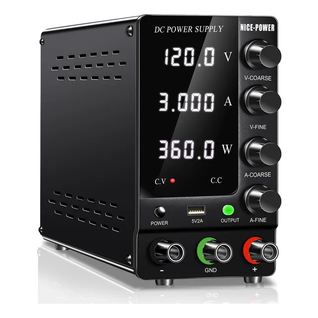 Fuente De Alimentación Cc Variable 120v 3a, Fuente De Alimen