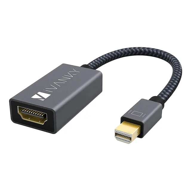 Ivanky Mini Displayport To Hdmi Adapter, Grey, Thunderbol...