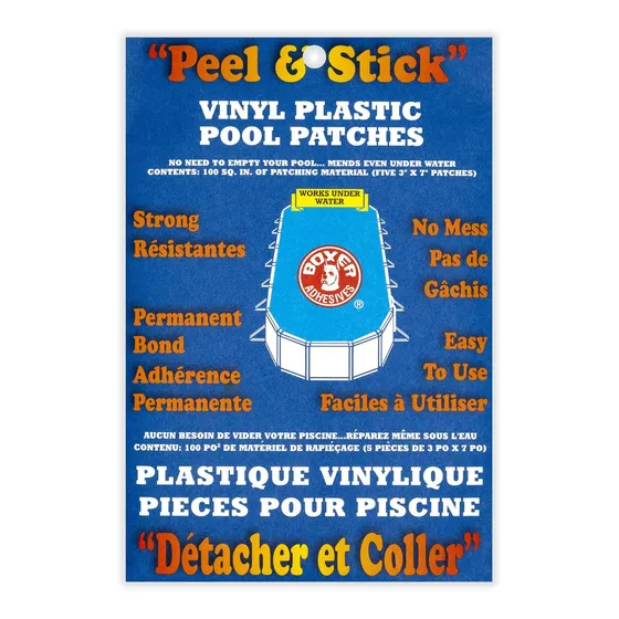 Parche Adhesivo Boxer Vinilo Para Piscina