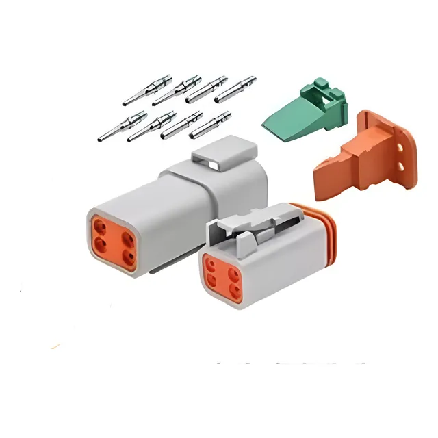 Kit Conectores A Prueba De Agua Reemplazo Deutsch 4 Vias