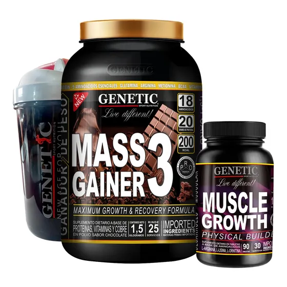 Súper Crecimiento Muscular Gainer Muscle Growth Vaso Genetic