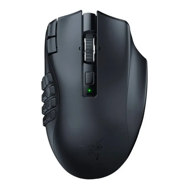 Mouse Razer Naga V2 Mmo 30k Dpi 19 Botones Hyperspeed Color Negro