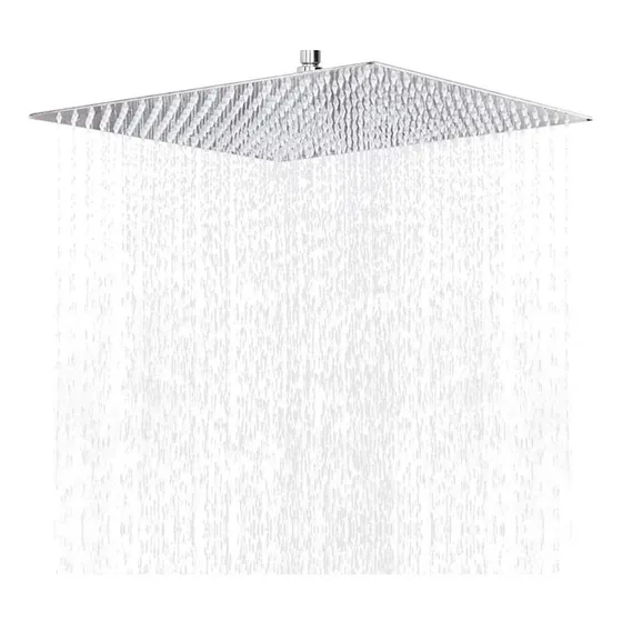 Flor De Ducha 40x40 Cm Acero Inoxidable Polished Chrome