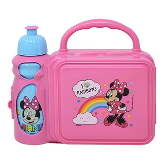 Zak Designs Minnie Mouse Combo Lonchera - St, Estándar, Rosa Zak Designs Minnie Mouse Combo Lonchera - St, Estándar, Rosa