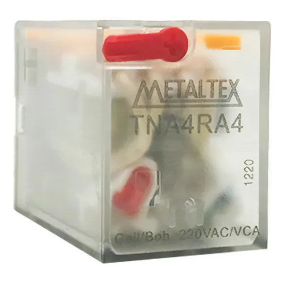 Rele Subminiatura Tna4ra4 - Metaltex - 4 Rev 5a 220vac