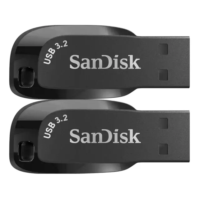 Pendrive 128 Gb Sandisk Ultra Shift 100 Mbs Pack X2 Unidades