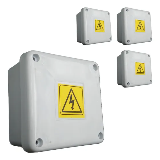 Pack Caja Estanca De Paso 9x9x5 Cm Por 10 Unidades Plastico Color Gris Claro
