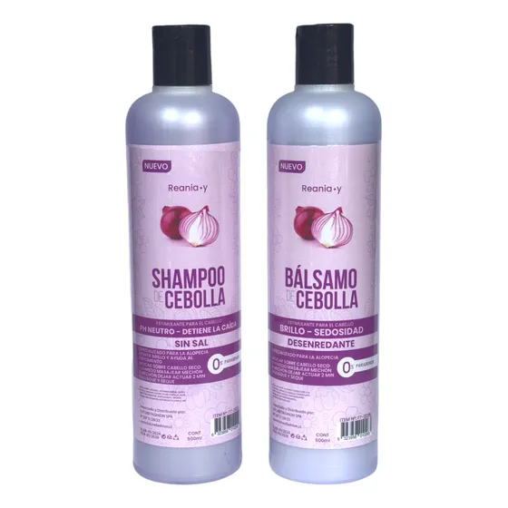 Kit X6 Shampoo O Acondicionador De Cebolla Reania Y