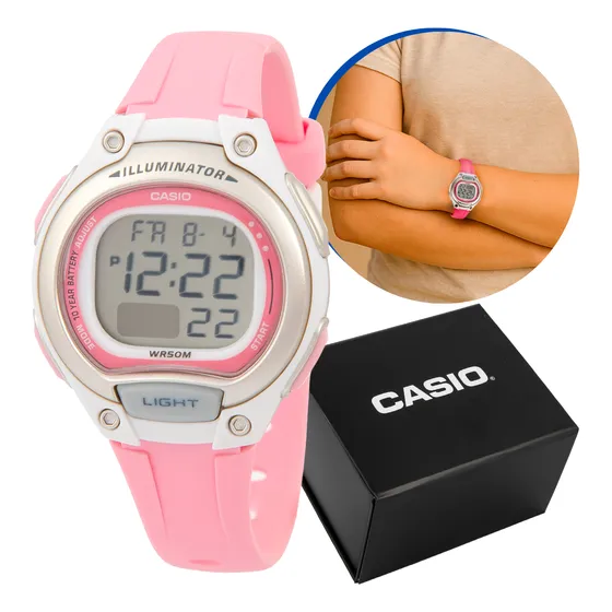 Relógio Casio Infantil Digital Original Feminino Meninas