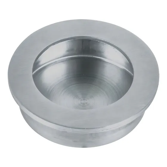 Jaladera De Embutir Cromada Tipo Dedal #4 Hermex 48999 Color Plateado