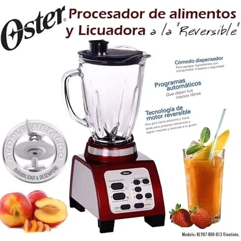 Licuadora Reversible Y Procesador De Alimentos  Oster Nueva