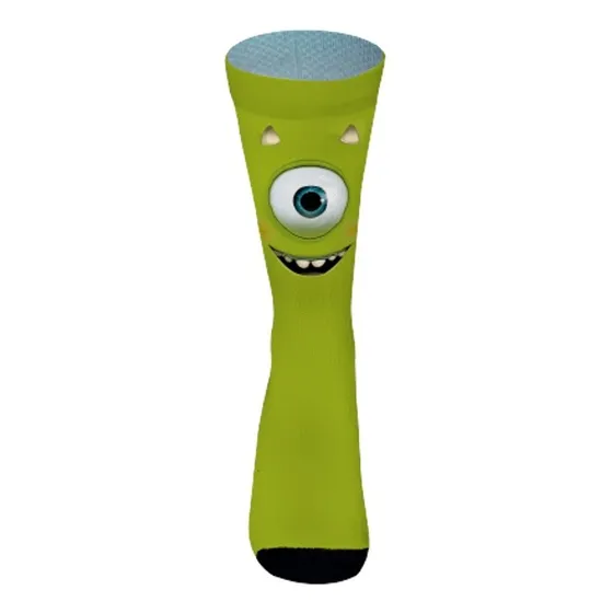 Meias Estampada Wazowski Monstros S A Crossfit Geek Bk 1 Par