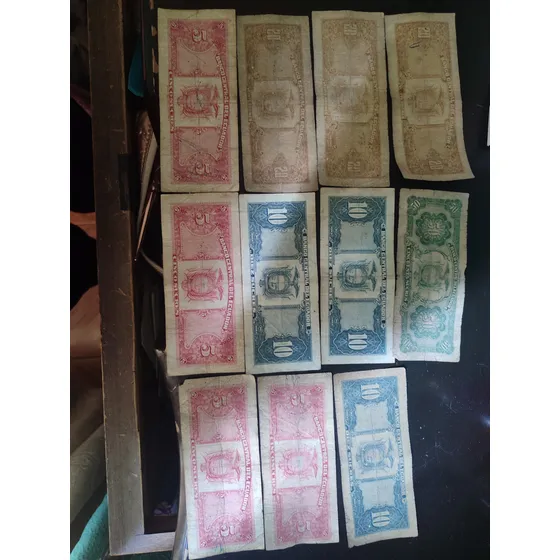 Billetes Antiguos Sucres De Ecuador