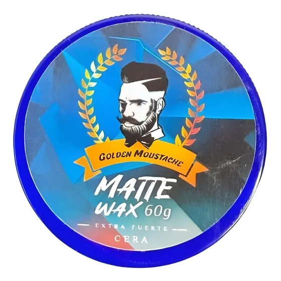 Cera Matte Wax Golden Moustache Extra Fuerte 60g