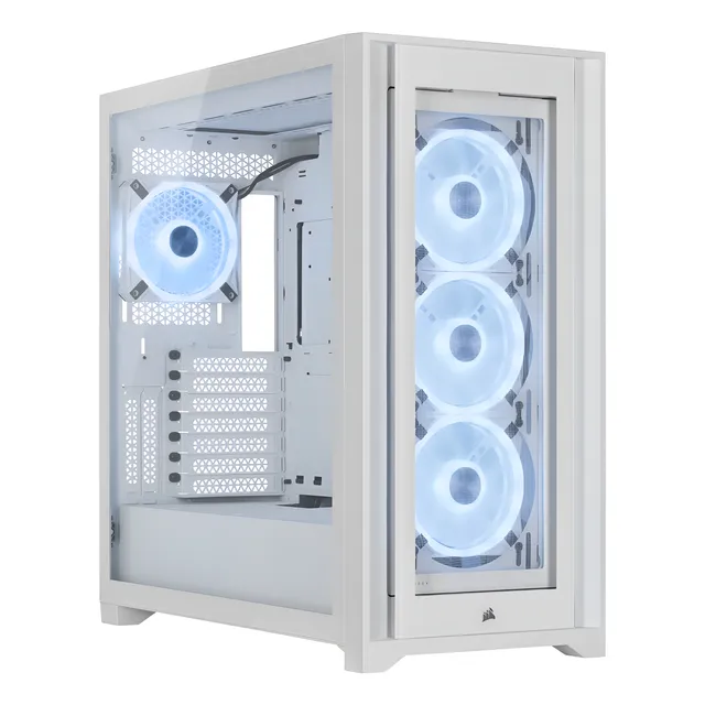 Chasis Corsair Icue 5000x Rgb Ql Edition Color Blanco