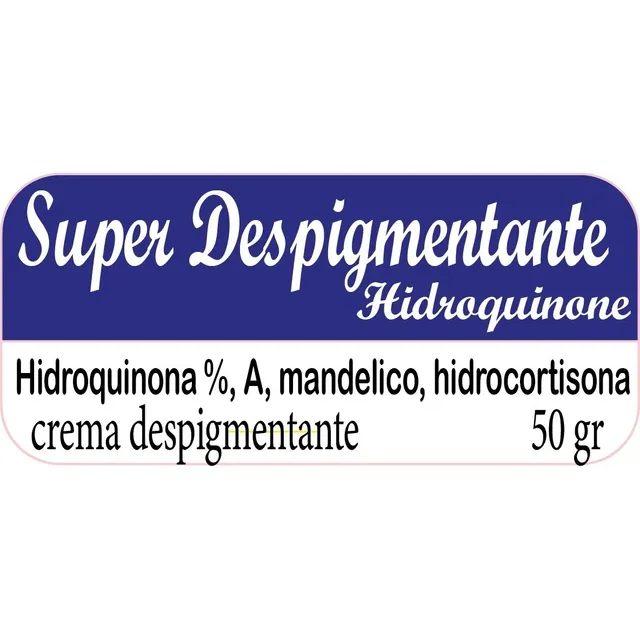 Despigmentante Aclador Hidroquinona + Acido Mandelico 50 G