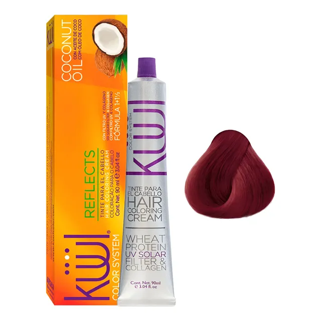 Tinte Kuul Reflect Rojo Violeta 90g + Peroxido 20 Vol
