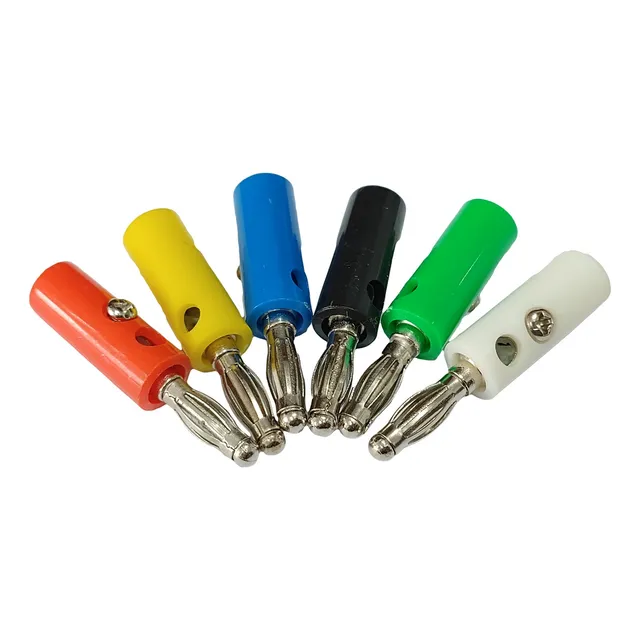 Conectores Banana Con Tornillo Varios Colores (120 Piezas)