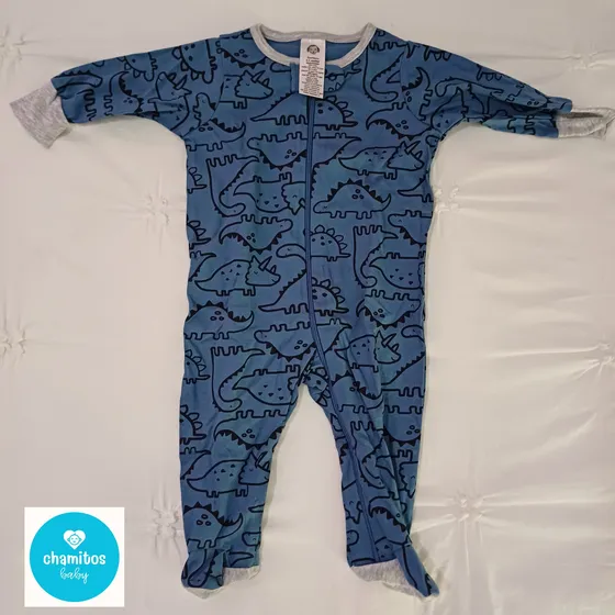Pijama Gerber Dinosaurio 0 A 3 Meses.