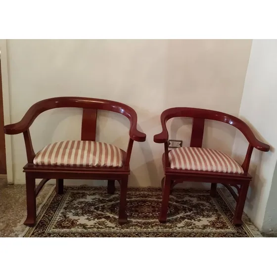 Lindas Poltronas De Madera En Perfectas Condiciones $60 C/u