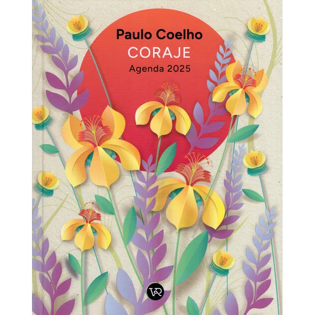 Agenda Paulo Coelho Cartone 2025 (coraje Flores Lila)