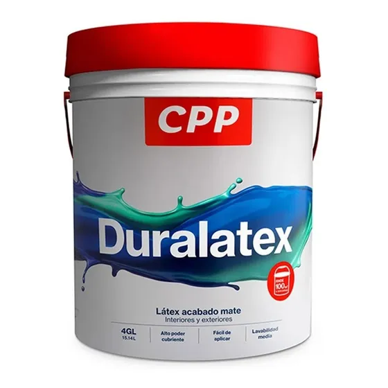 Pintura Duralatex Cpp Balde 4 Galones (matizado)