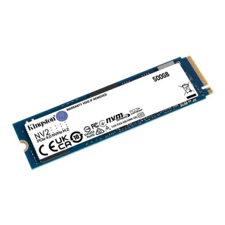 Ssd M.2 Nvme Pcie Gen 4.0 Interno Kingston Nv2 500gb M.2 2280 Snv2s/500g Velocidade De Leitura Até 3500mb/s E Gravação 2100mb/s Interno Cor Azul Ssd M.2 Nvme Pcie Gen 4.0 Interno Kingston Nv2 500gb M.2 2280 Snv2s/500g Velocidade De Leitura Até 3500mb/s E Gravação 2100mb/s Interno Cor Azul