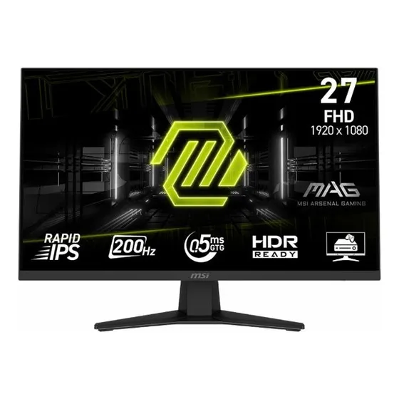 Monitor Gamer Msi 27  Mag 274f Fhd Ips 200hz 0.5ms Hdmi Dp