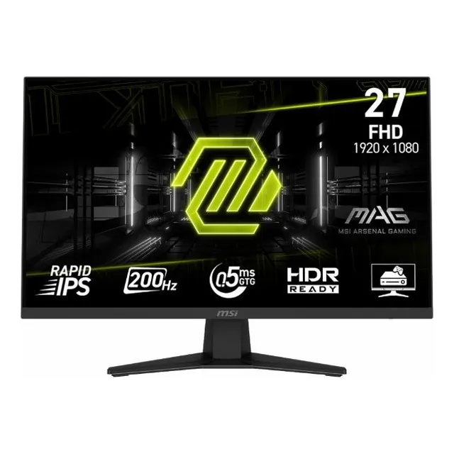 Monitor Gamer Msi 27  Mag 274f Fhd Ips 200hz 0.5ms Hdmi Dp