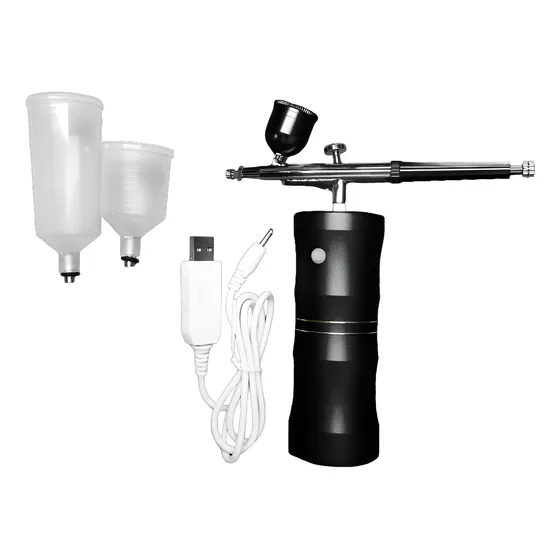 Aerografo Con Compresor  Repostería Maquillaje Uñas Pintura